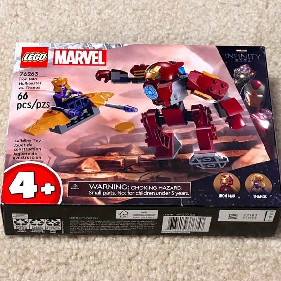 Marvel Other - NWT - Lego Marvel Iron Man Hulkbuster vs. Thanos - 4 yr old +